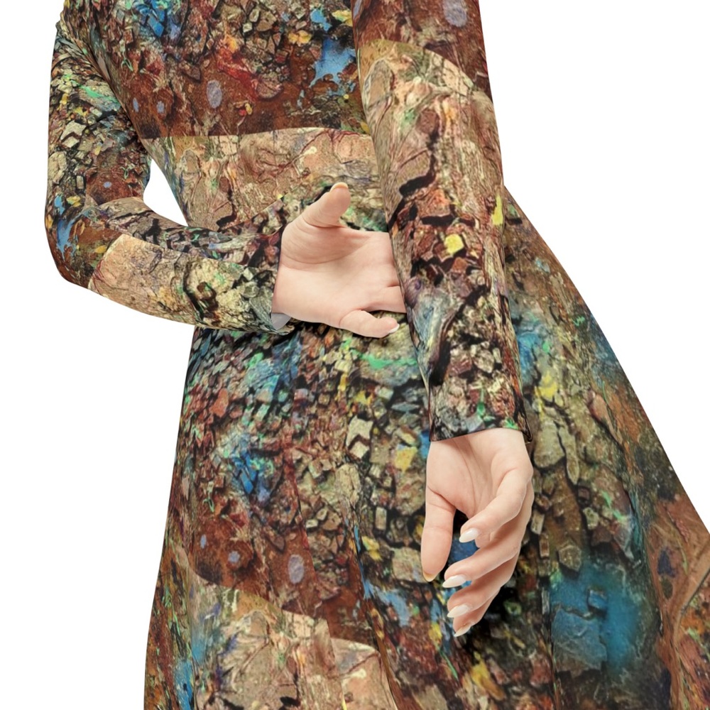 PRINTED L|S Dress